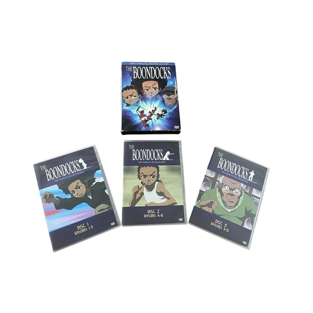 The Boondocks Complete Second Season (DVD, 2008, 3-Disc Set)